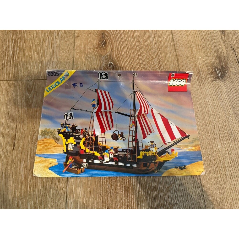 LEGO Set 6285 Manual Instructions ONLY Black Seas Barracuda 1989